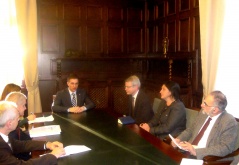 31 January 2013 Speaker Stefanovic and the delegation of the Venice Commission 